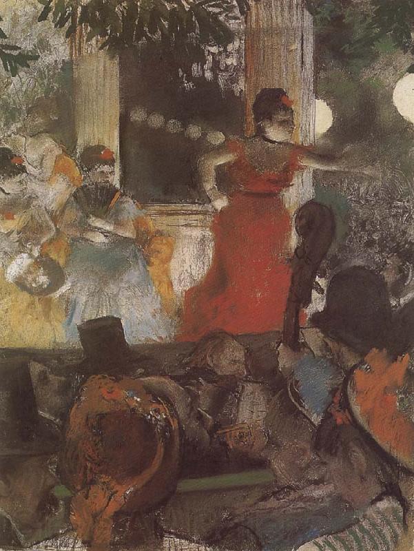 Edgar Degas The Concert in the cafe France oil painting art